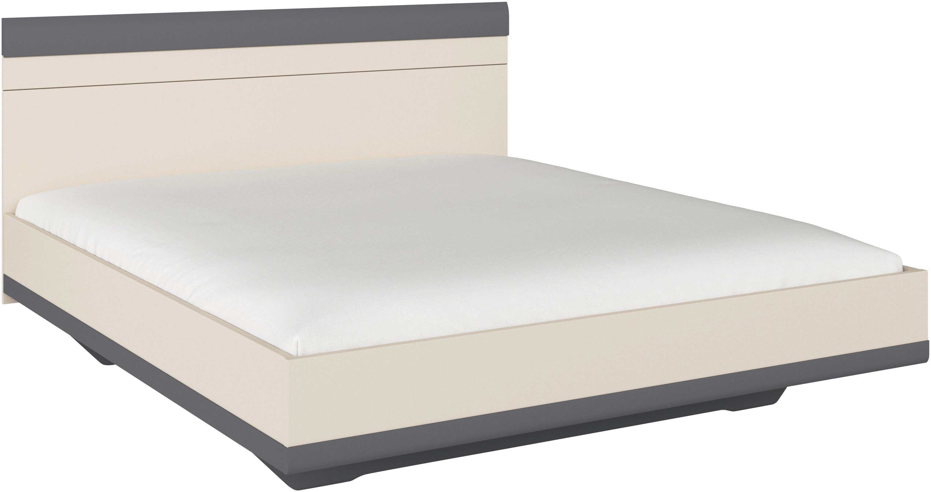 rauch Futonbett "Bett Doppelbett Holzbett SAJO", mit Farb-Absetzungen in ko günstig online kaufen