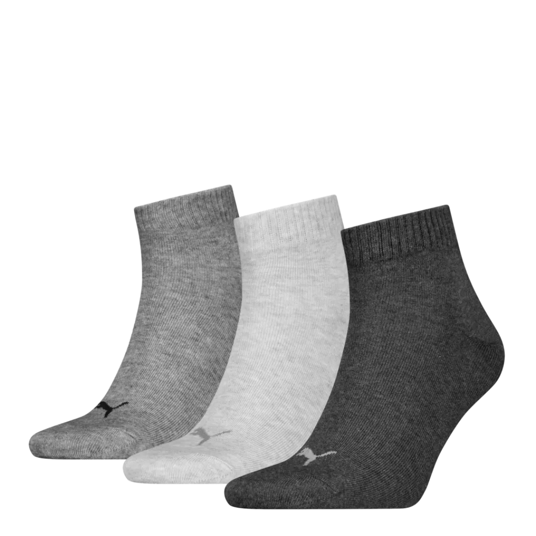 PUMA Kurzsocken, (3 Paar), Atmungsaktiv, Rippenbündchen, weiche Baumwollmis günstig online kaufen
