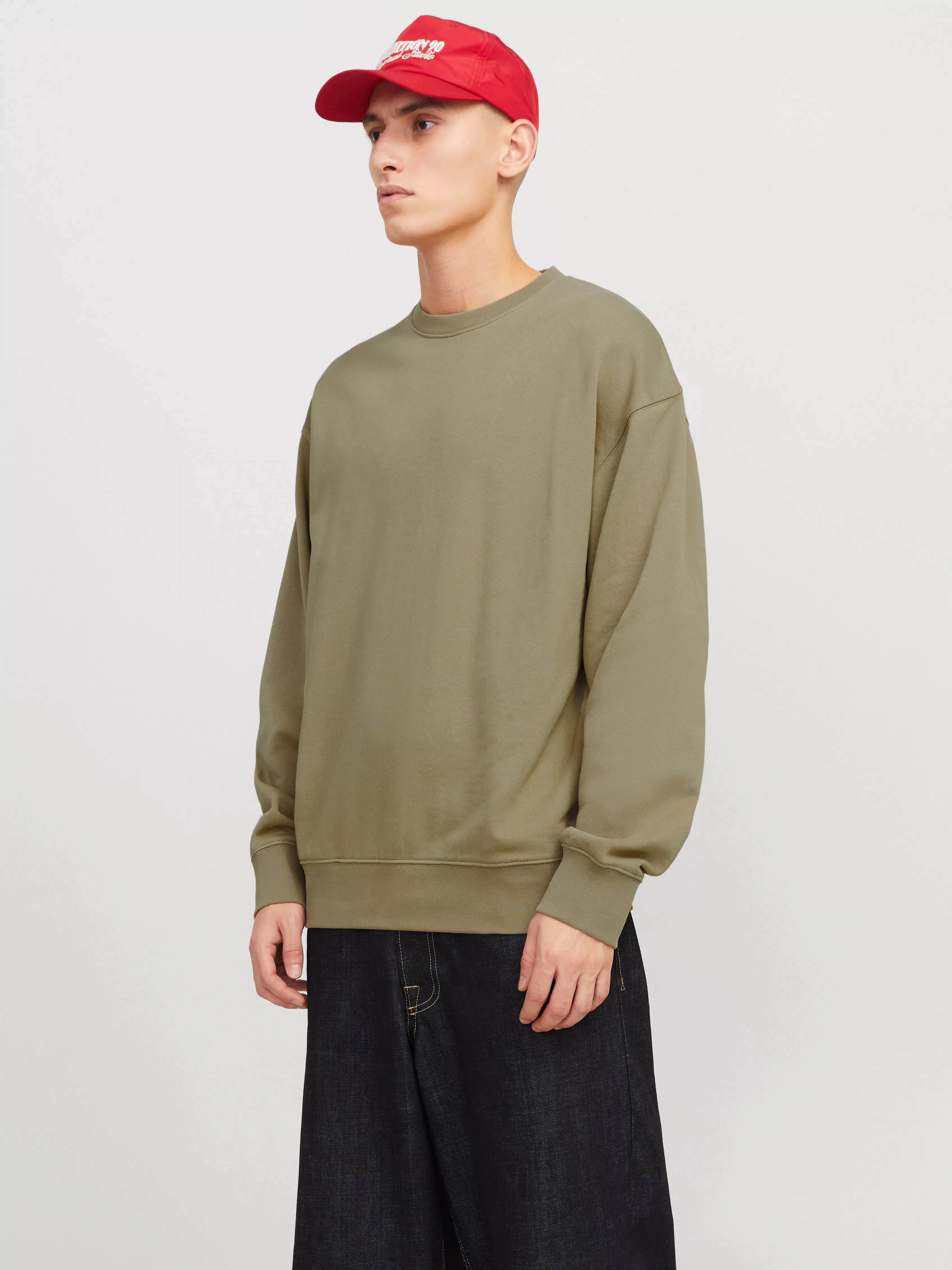 Jack & Jones Sweatshirt "JJECHARGE SWEAT CREW NECK NOOS", mit Rippbündchen günstig online kaufen