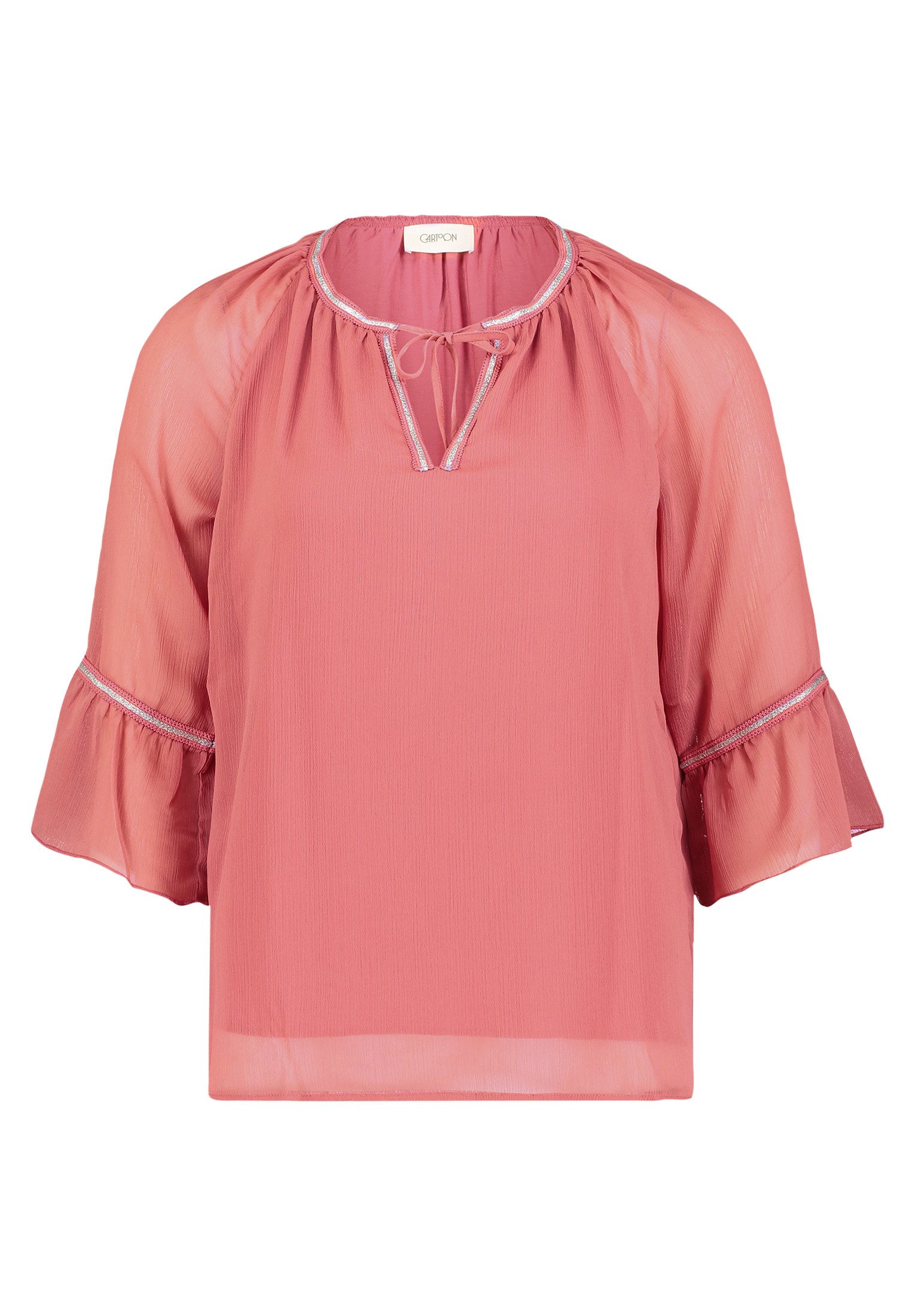 Cartoon Schlupfbluse Cartoon Damen Casual-Bluse mit günstig online kaufen