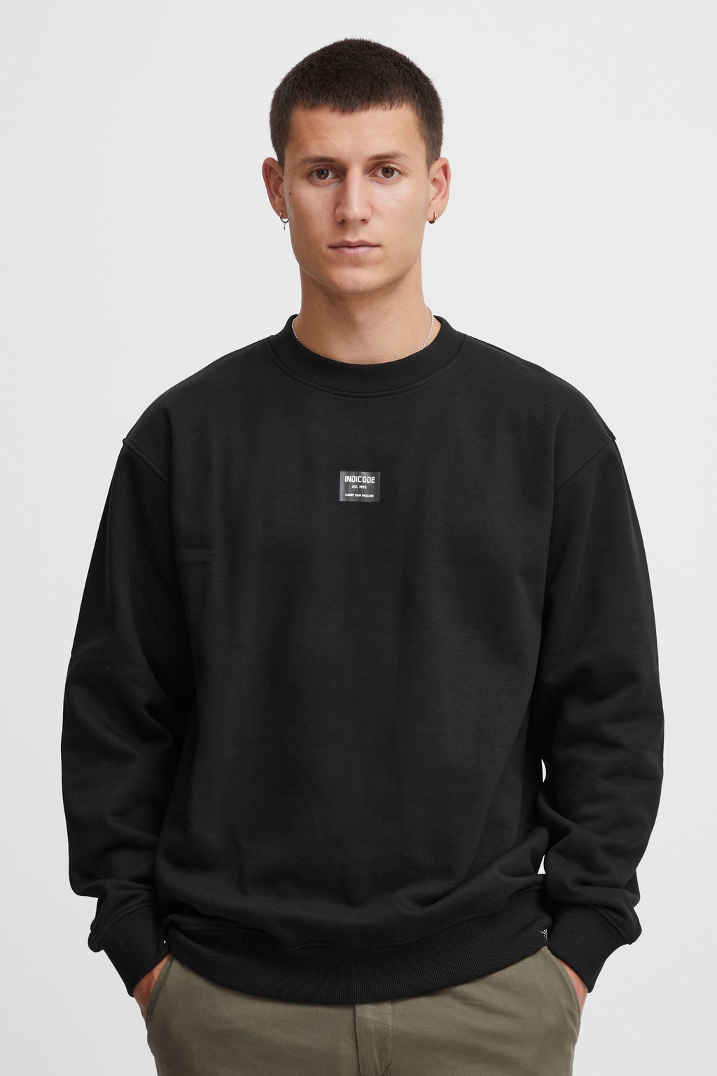 Indicode Rundhalspullover "Sweatshirt IDJolk" günstig online kaufen