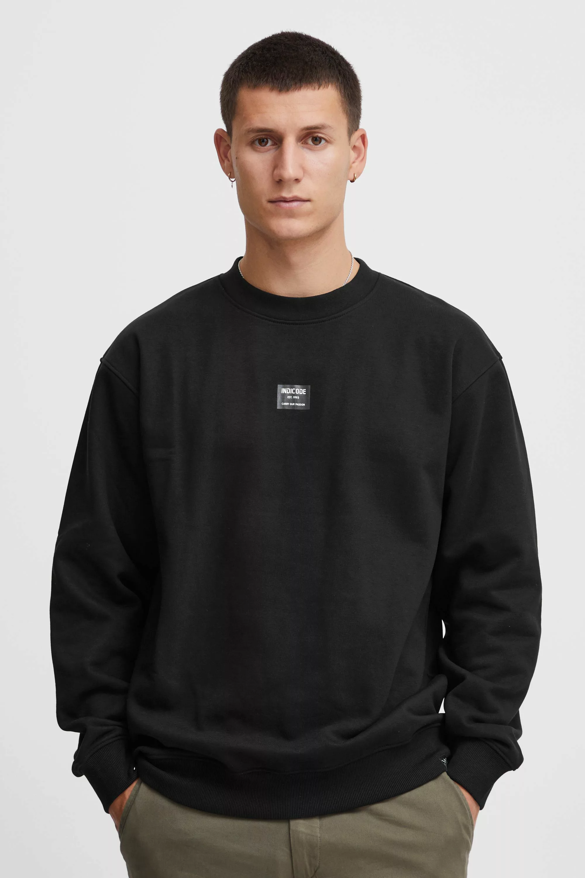 Indicode Rundhalspullover "Sweatshirt IDJolk" günstig online kaufen