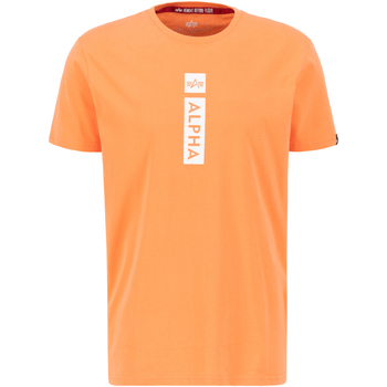 Alpha Industries  T-Shirts & Poloshirts Alpha Puff Print T-Shirt - tangerin günstig online kaufen