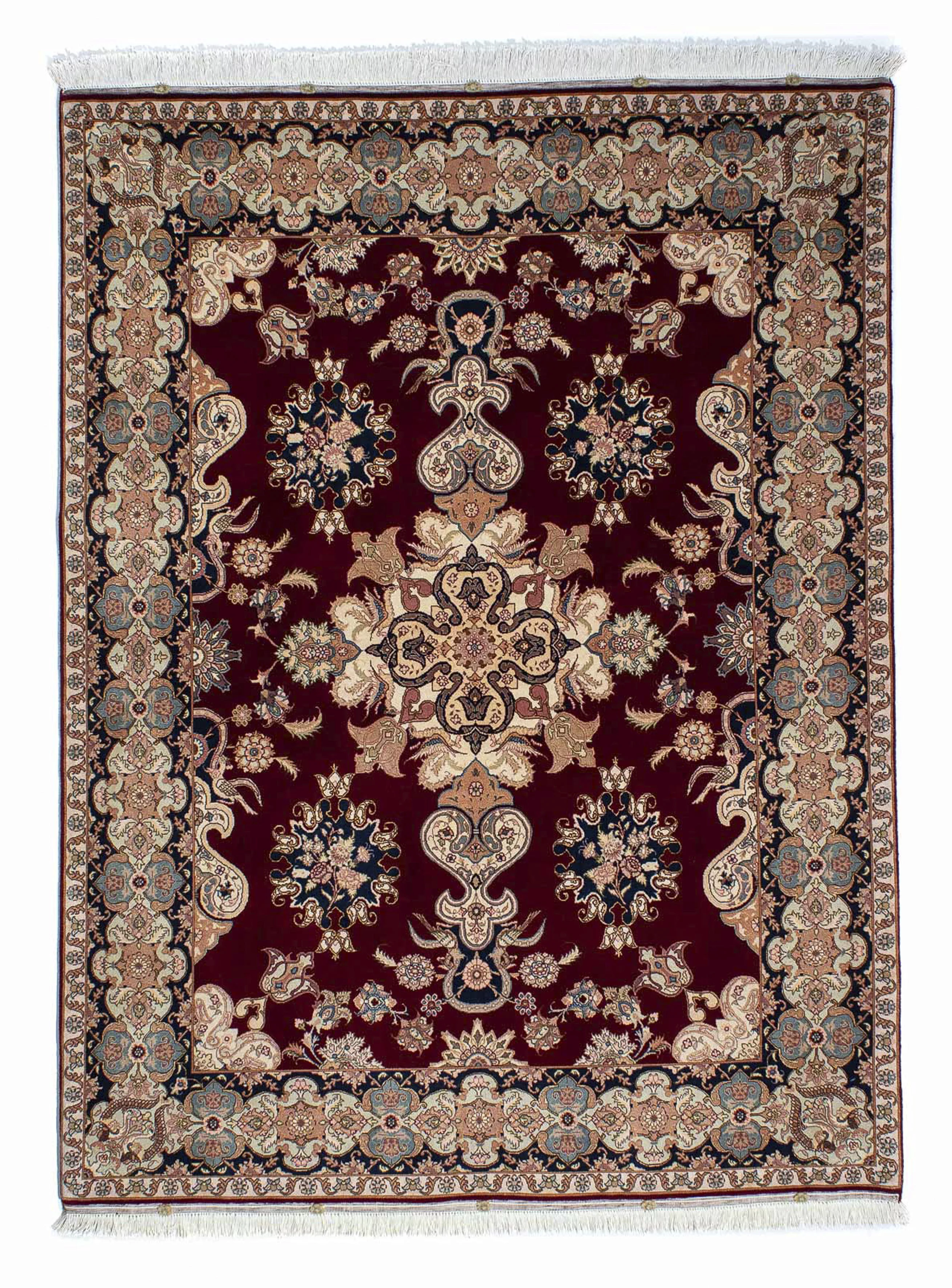 morgenland Orientteppich »Perser - Täbriz - Royal - 202 x 152 cm - dunkelro günstig online kaufen