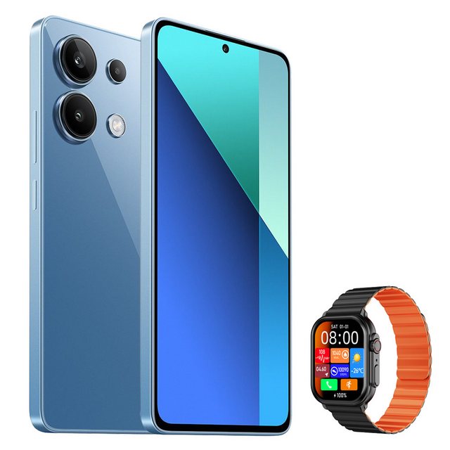 Xiaomi Redmi Note 13 6+128GB Smartphone & Smartwatch Handy (6.67 Zoll, 108 günstig online kaufen