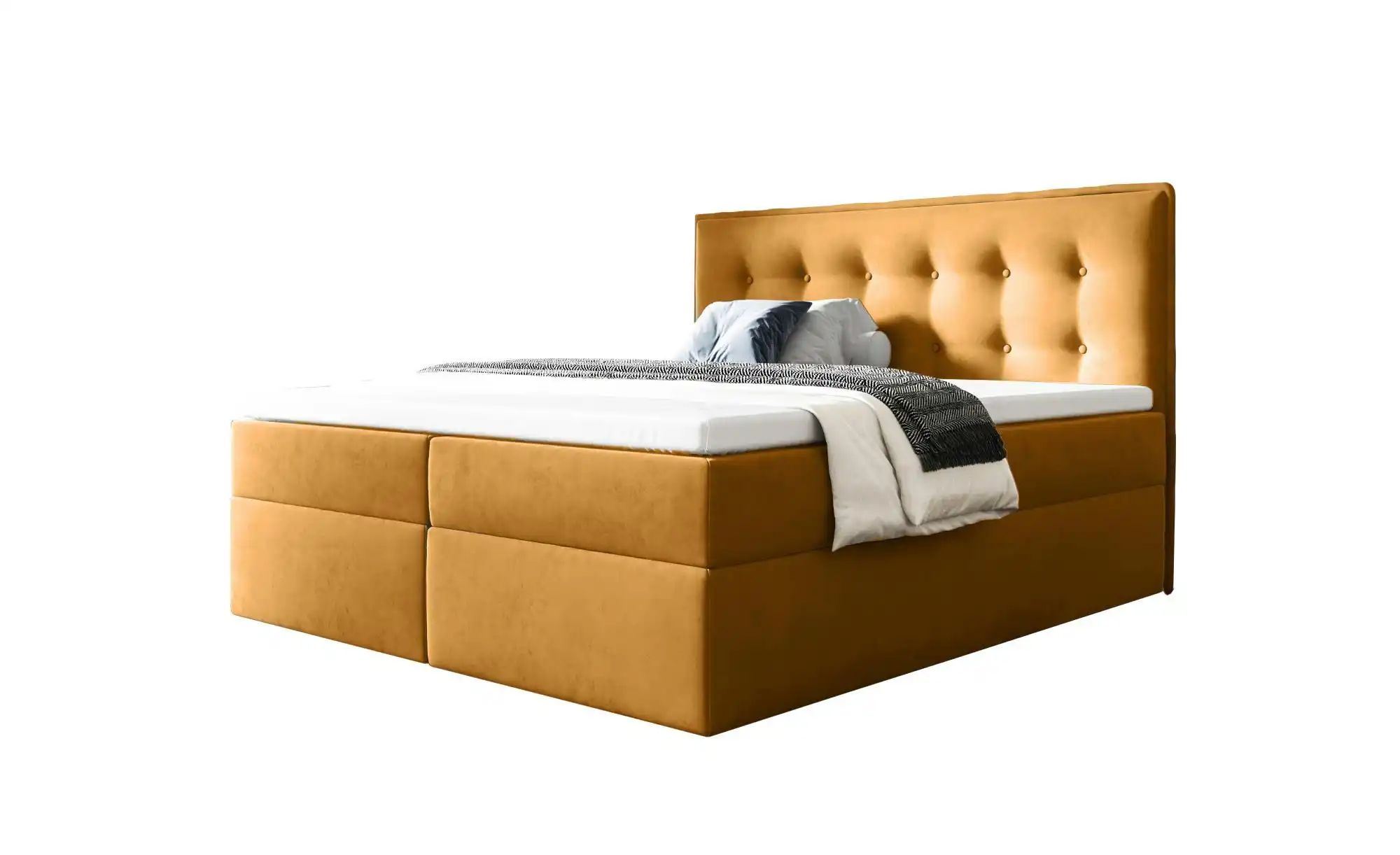 Boxbett mit Bettkasten Focus ¦ gelb ¦ Maße (cm): B: 120 H: 110 Betten > Pol günstig online kaufen