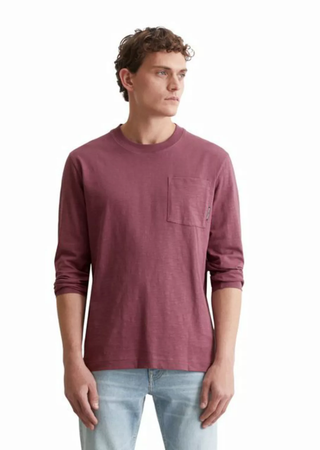 Marc OPolo Langarmshirt "in Heavy-Slub-Jersey-Qualität" günstig online kaufen