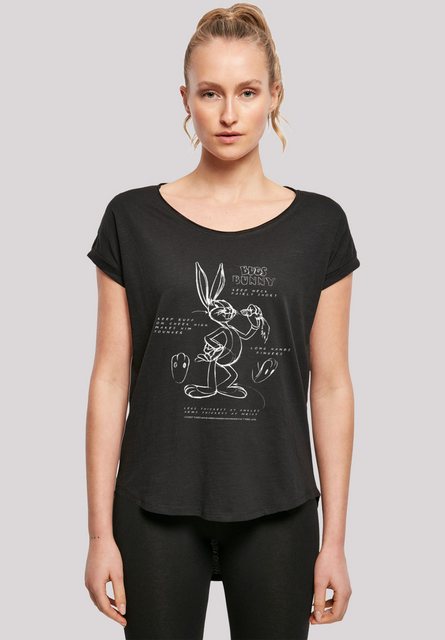 F4NT4STIC T-Shirt Looney Tunes Bugs Bunny Drawing Instruction Print günstig online kaufen