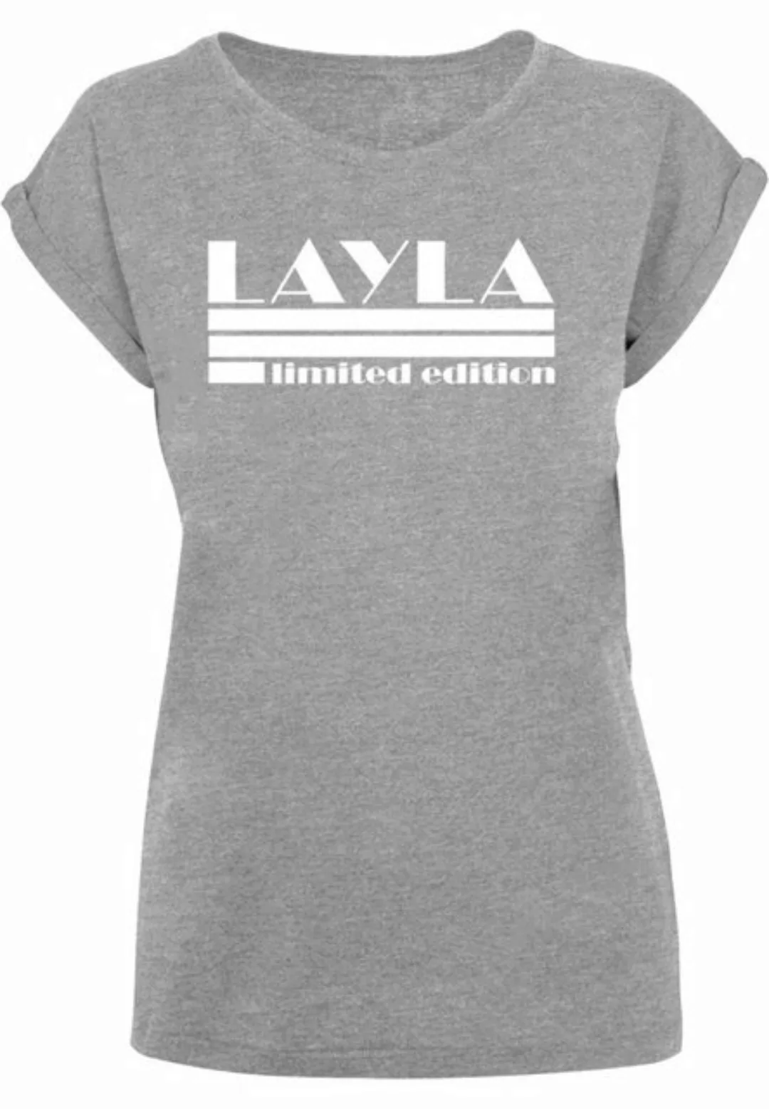 Merchcode T-Shirt Merchcode Damen Ladies Layla - Limited Edition X T-Shirt günstig online kaufen