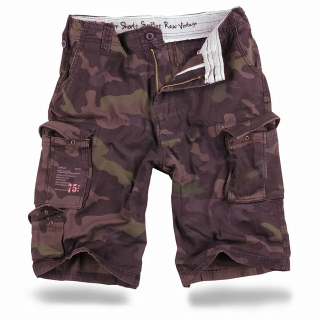 Trooper Cargoshorts Trooper Bermuda Baumwolle Sommer Shorts Kurze Hose Army günstig online kaufen