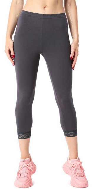 Bellivalini Leggings Damen 3/4 Capri Hose BLV50-224 (1-tlg) aus Baumwolle m günstig online kaufen