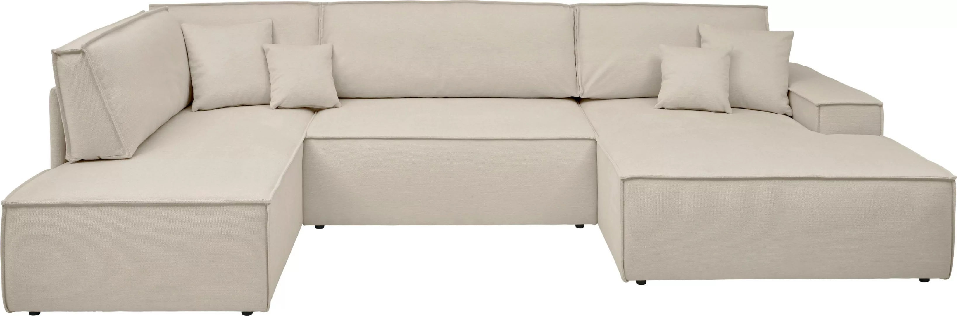 andas Wohnlandschaft "FINNLEY U-Form XXL 329 cm, Schlafsofa, Schlaffunktion günstig online kaufen