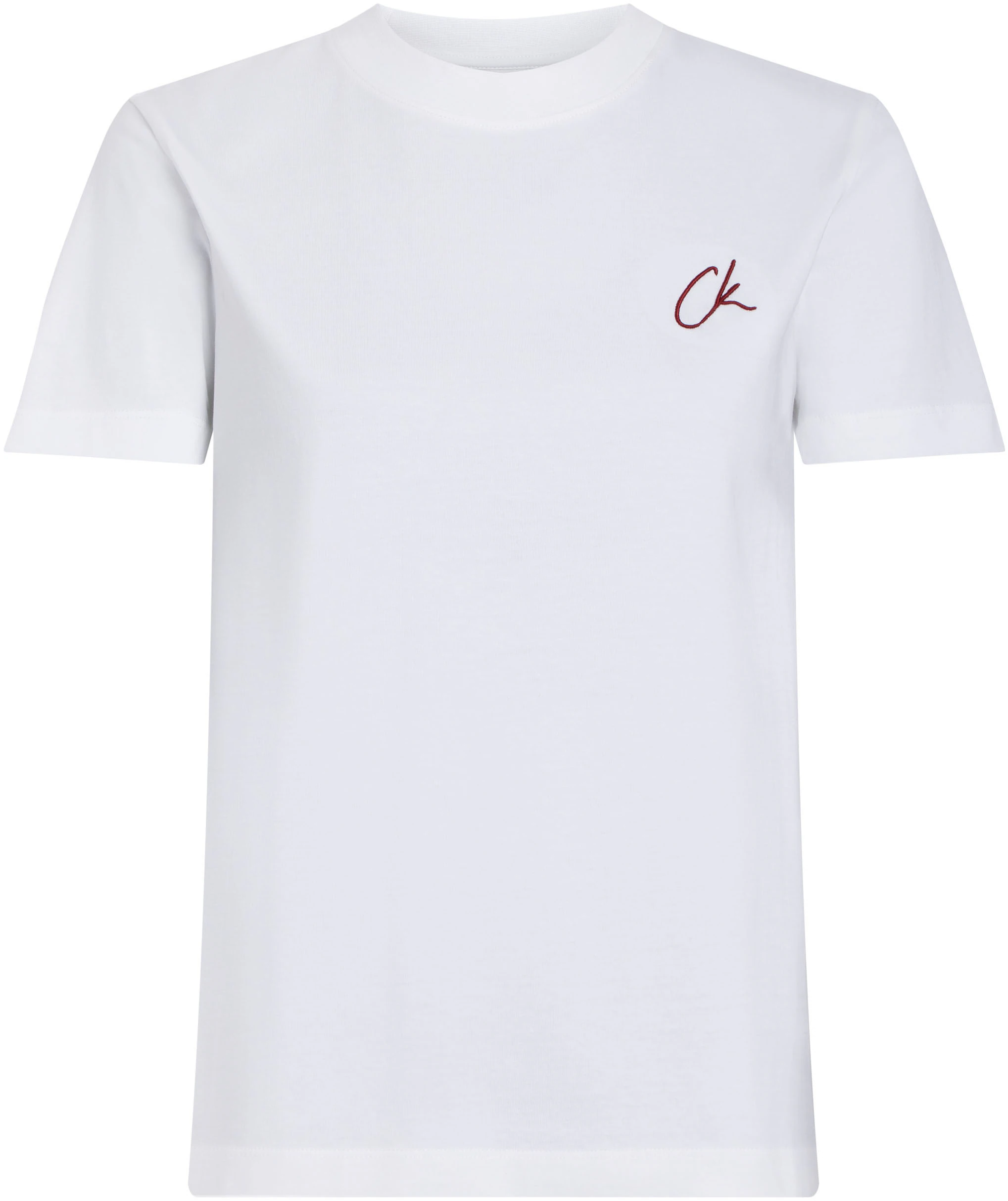 Calvin Klein Jeans Plus T-Shirt Plus Embroidered CK Regular Tee in Großen G günstig online kaufen