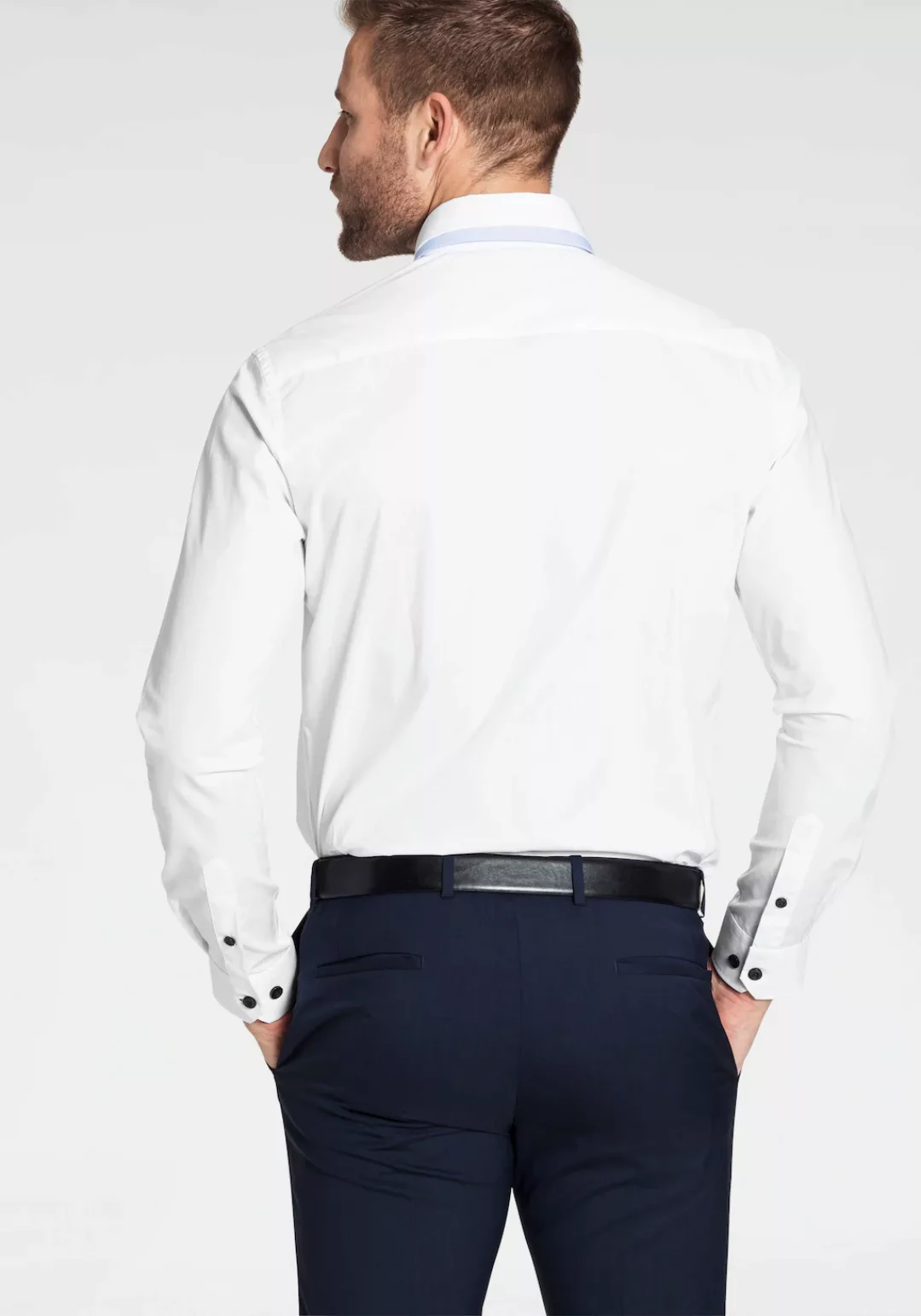 Bruno Banani Langarmhemd Button-down-Kragen, das perfekte Hemd für viele An günstig online kaufen