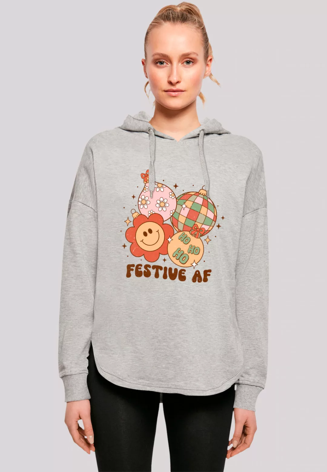 F4NT4STIC Kapuzenpullover "Festive AF Weihnachten Tree Balls", Premium Qual günstig online kaufen