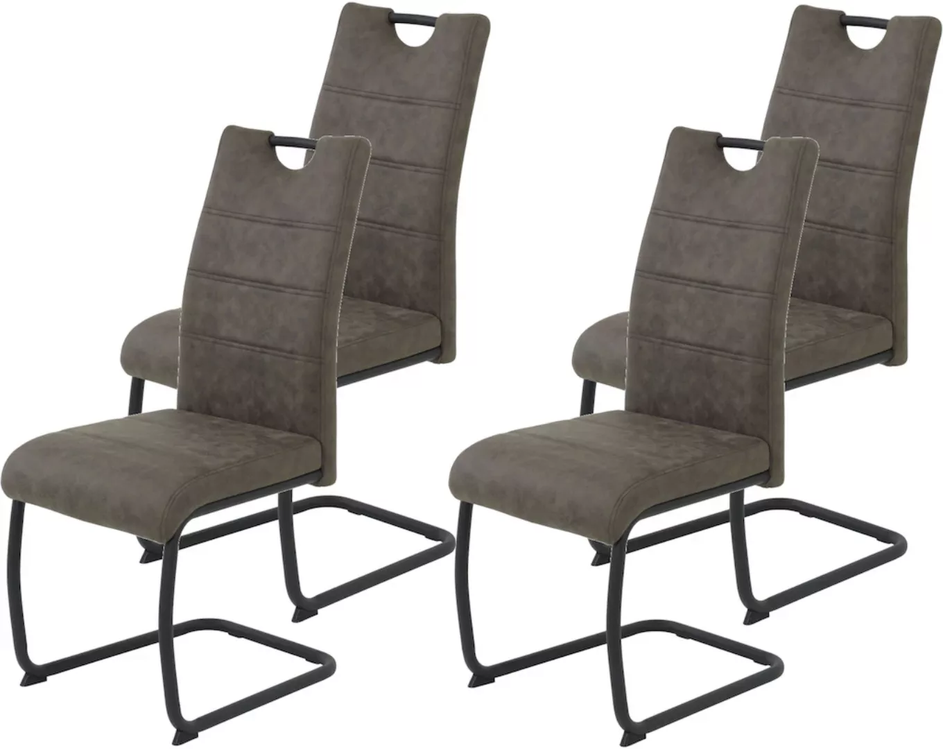 HELA Freischwinger "DUNJA", (Set), 4 St., Schwingstuhl; Vintage Optik; mit günstig online kaufen