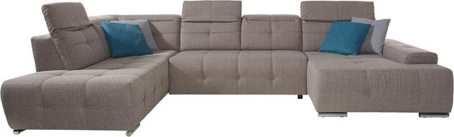 sit&more Wohnlandschaft "Mistral U-Form", wahlweise mit Bettfunktion, inklu günstig online kaufen