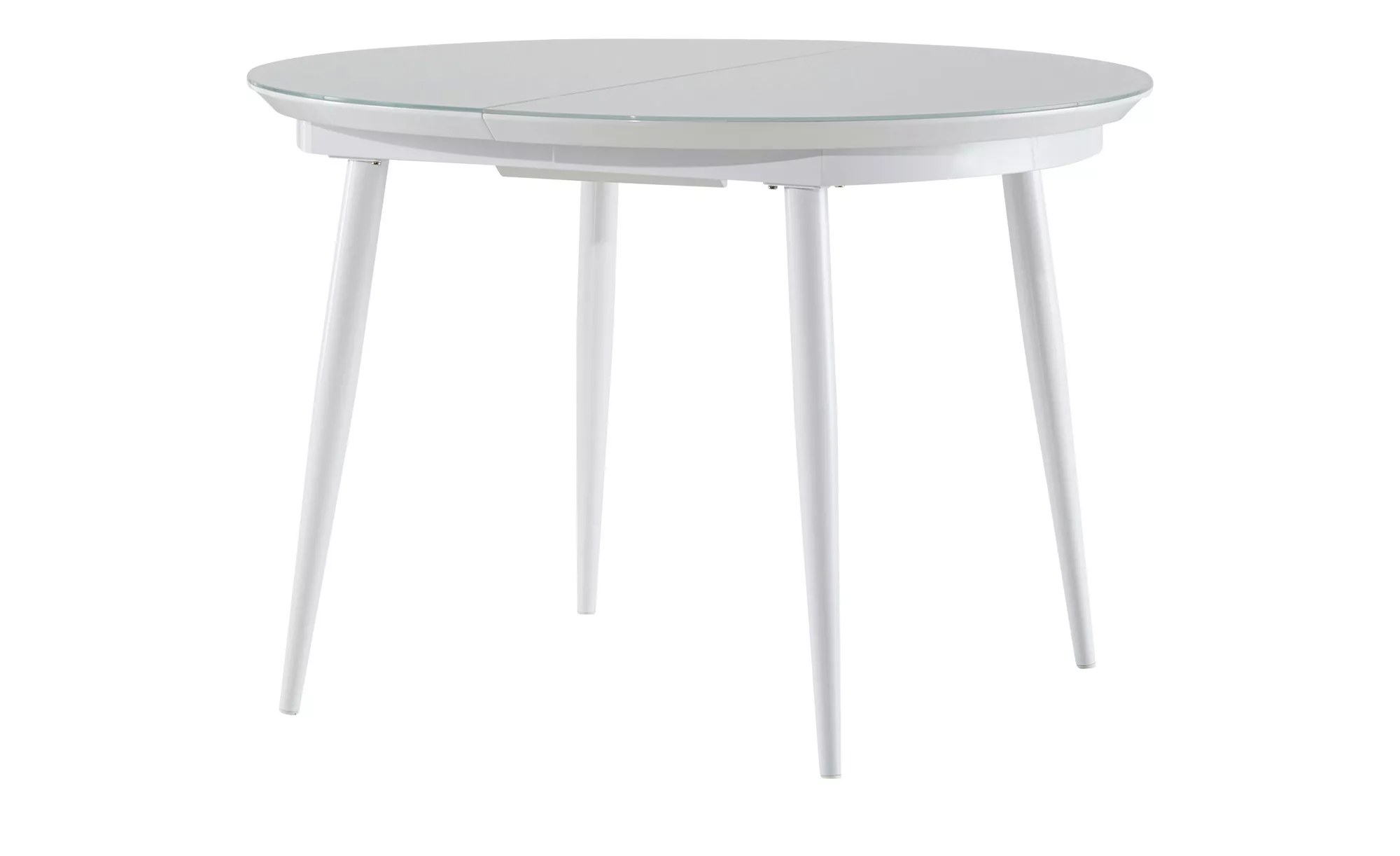 uno Glastisch Oval  Tassilo - weiß - 100 cm - 76 cm - Tische > Esstische - günstig online kaufen