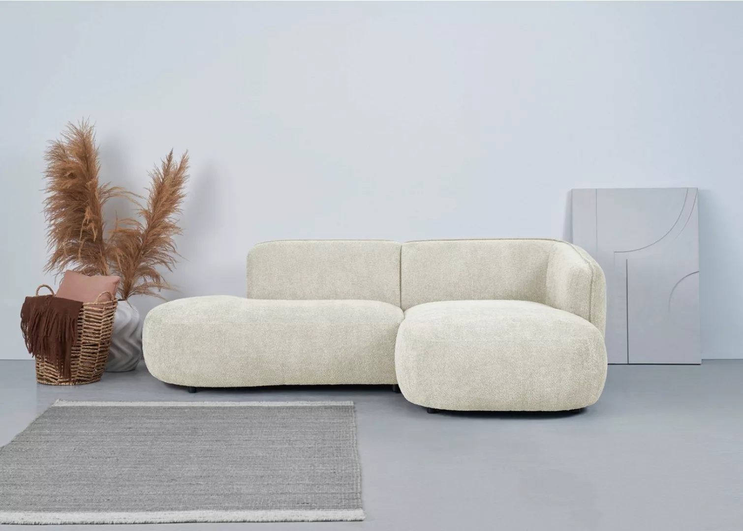 andas Ecksofa "Ostrup", schlichtes modernes Design, in verschiedenen Farben günstig online kaufen