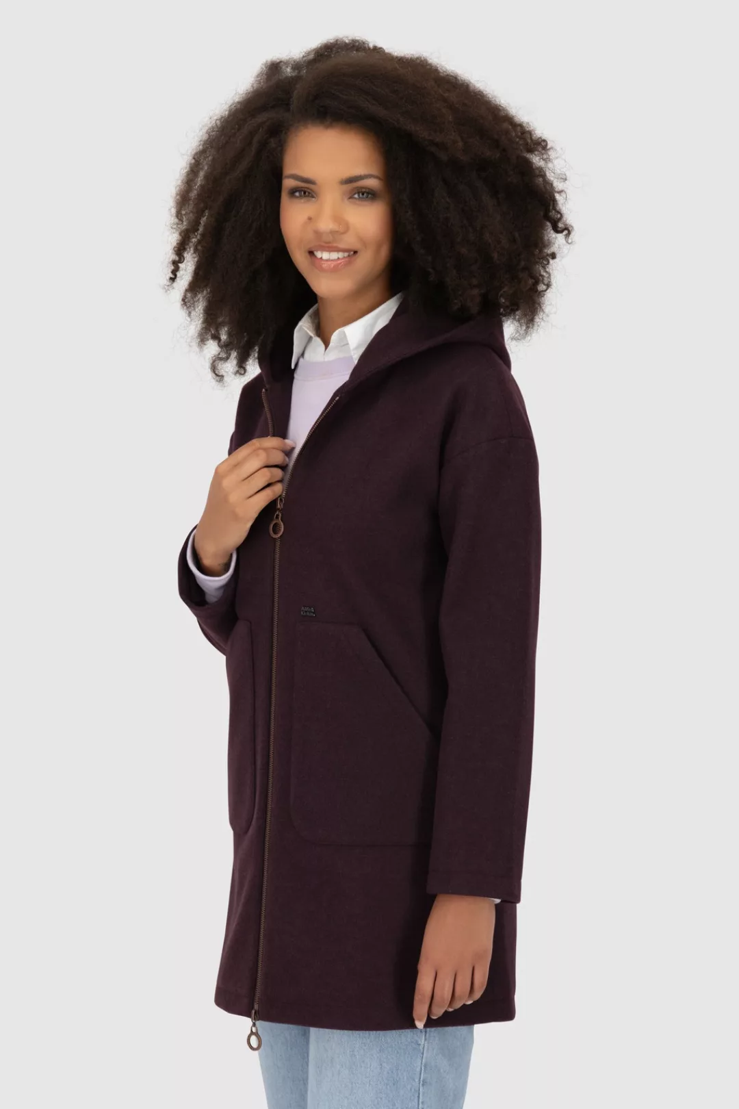 Alife & Kickin Winterjacke "LilithAK J Felt Coat Damen" günstig online kaufen