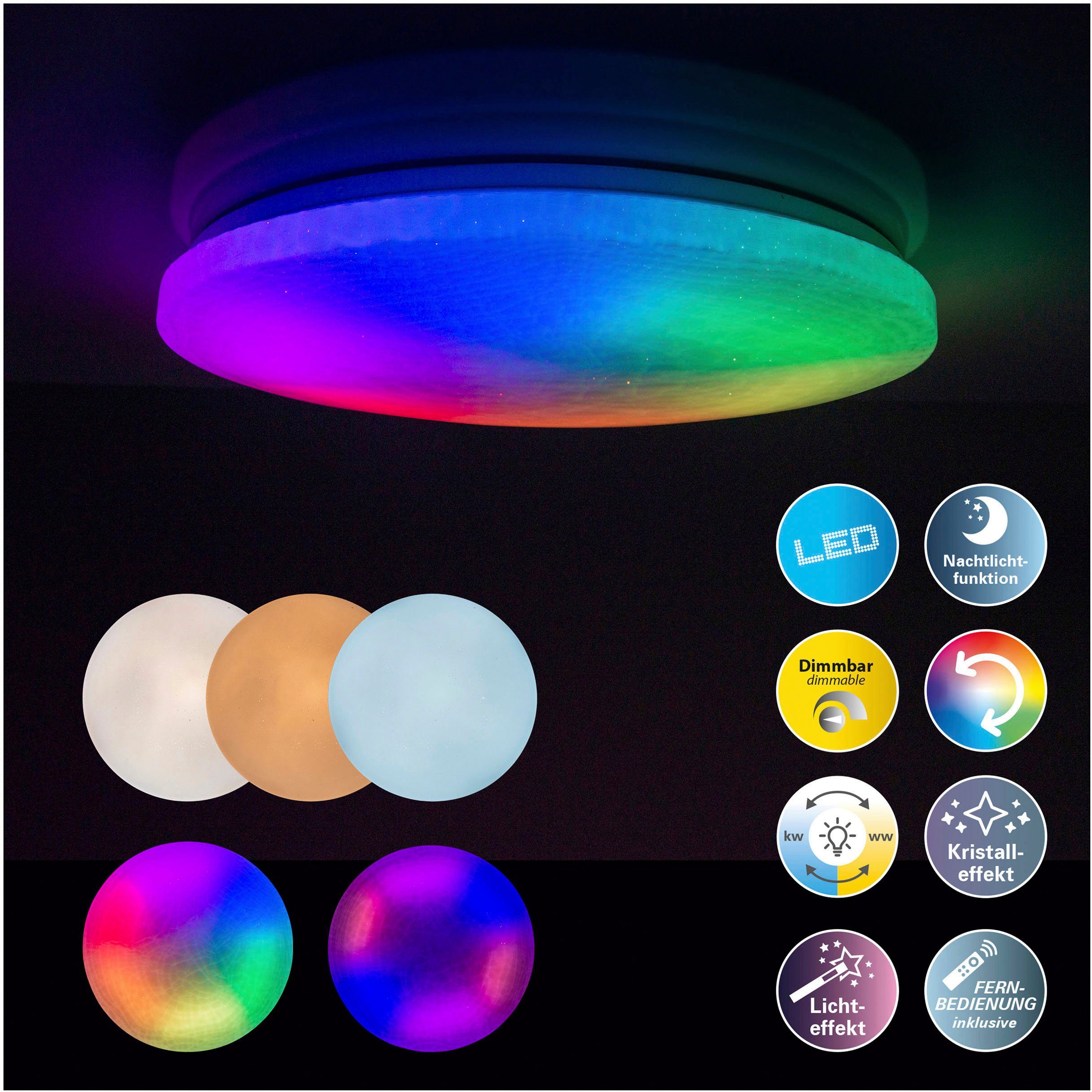 näve LED Deckenleuchte Sligo, CCT - günstig online kaufen
