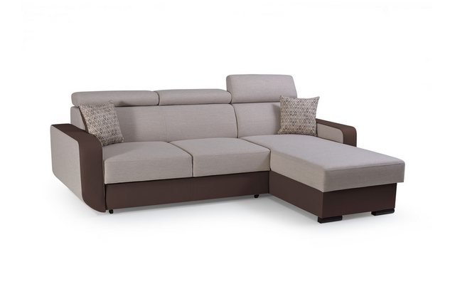 MOEBLO Ecksofa PEDRO, Universelle Ottomane Eckcouch Sofa Couch Wohnlandscha günstig online kaufen