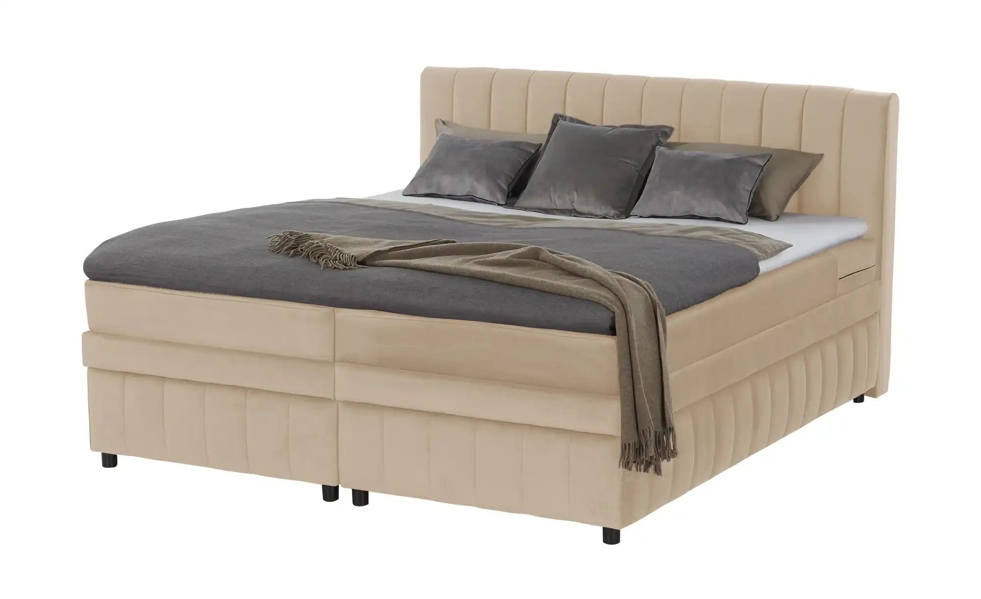 uno Boxbett mit Bettkasten Bruno ¦ beige ¦ Maße (cm): B: 166 H: 106 Betten günstig online kaufen