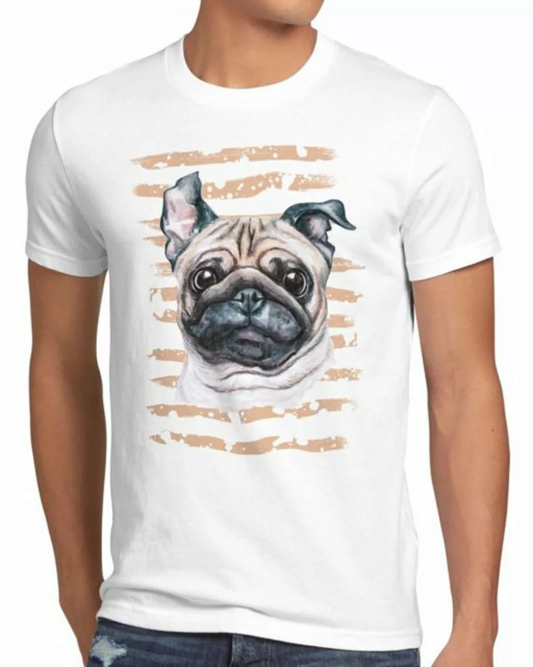 style3 Print-Shirt Herren T-Shirt Mops hundeliebhaber züchter sommer günstig online kaufen