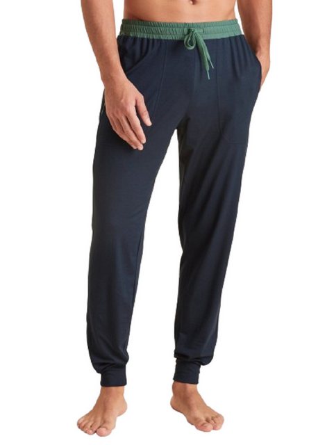 CALIDA Pyjamahose Calida Herren Bündchenhose 29883 dark sapphire (1 Stück, günstig online kaufen