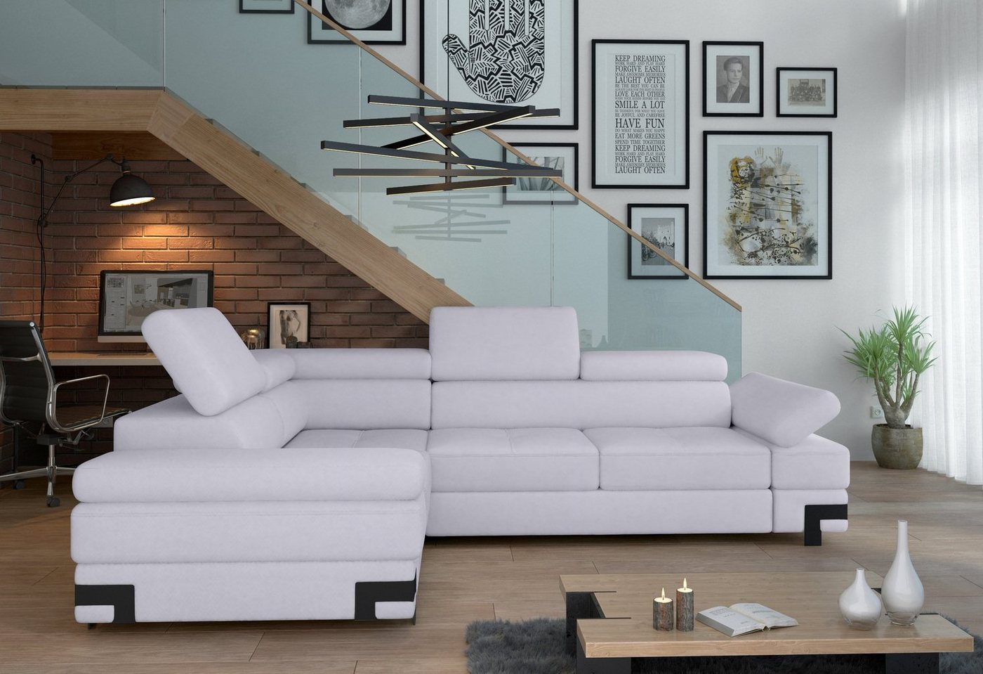 Stylefy Ecksofa Riola, L-Form, Eckcouch, Design günstig online kaufen