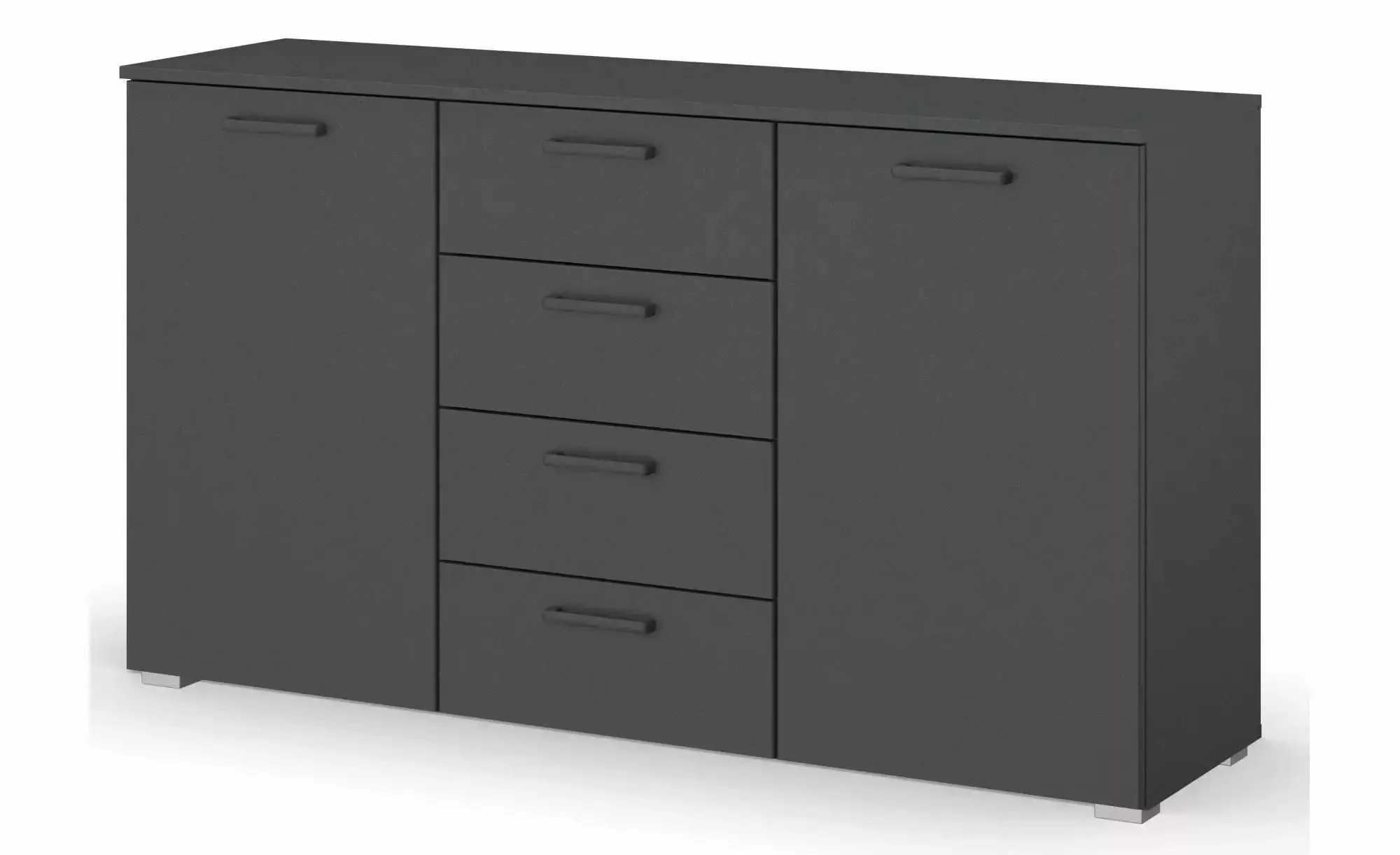 Sideboard  Fulmer ¦ grau ¦ Maße (cm): B: 140 H: 81 Kommoden & Sideboards > günstig online kaufen