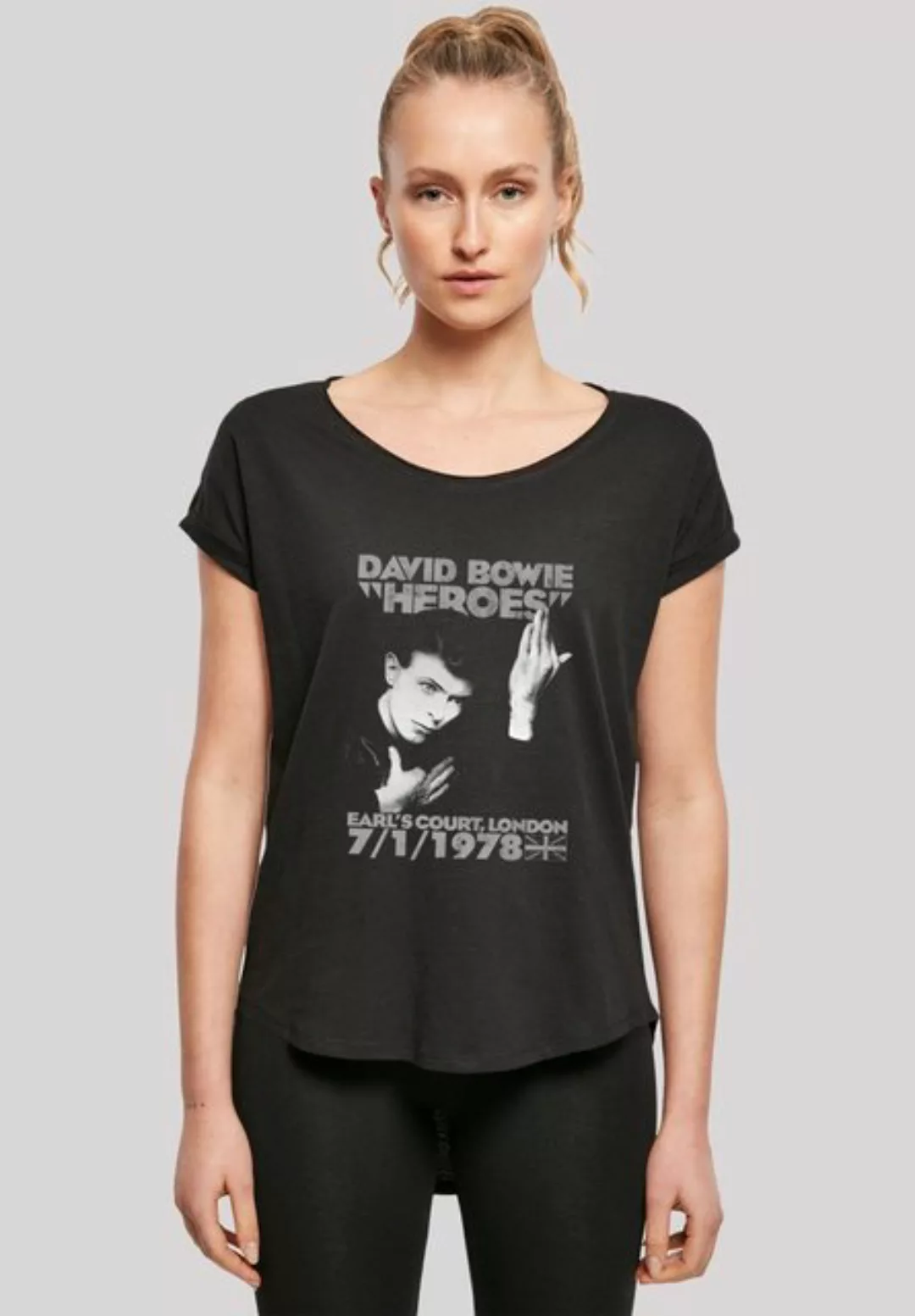 F4NT4STIC T-Shirt David Bowie Earls Court Heroes Print günstig online kaufen