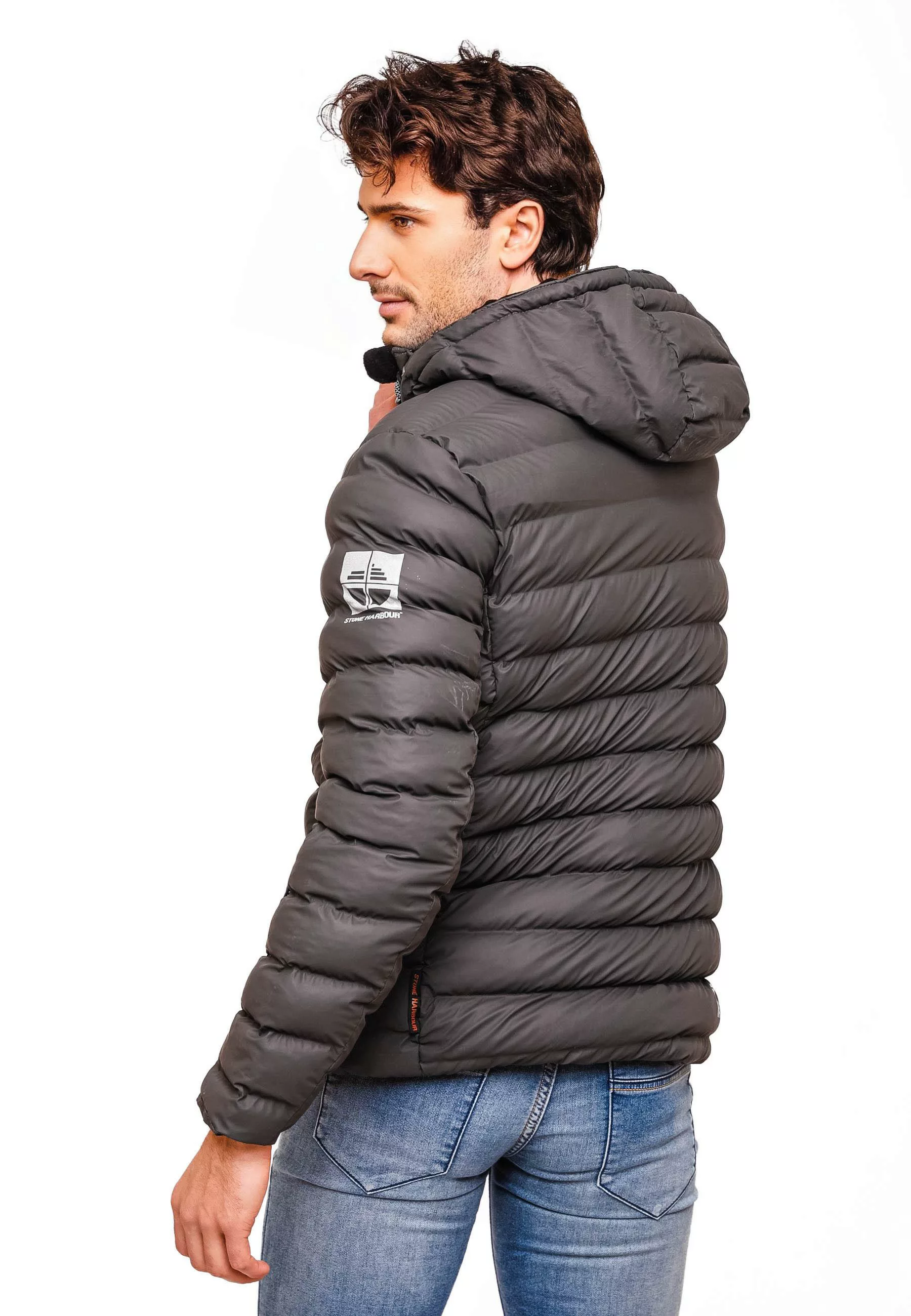 Stone Harbour Winterjacke "Zaharoo", mit Kapuze, Wasserdichte, gesteppte Re günstig online kaufen