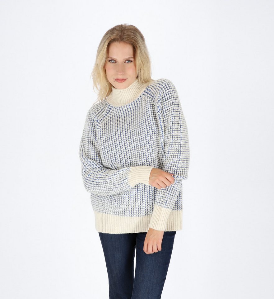 halsüberkopf Accessoires Strickpullover Tweed Optik aus hochwertigem Wollmi günstig online kaufen