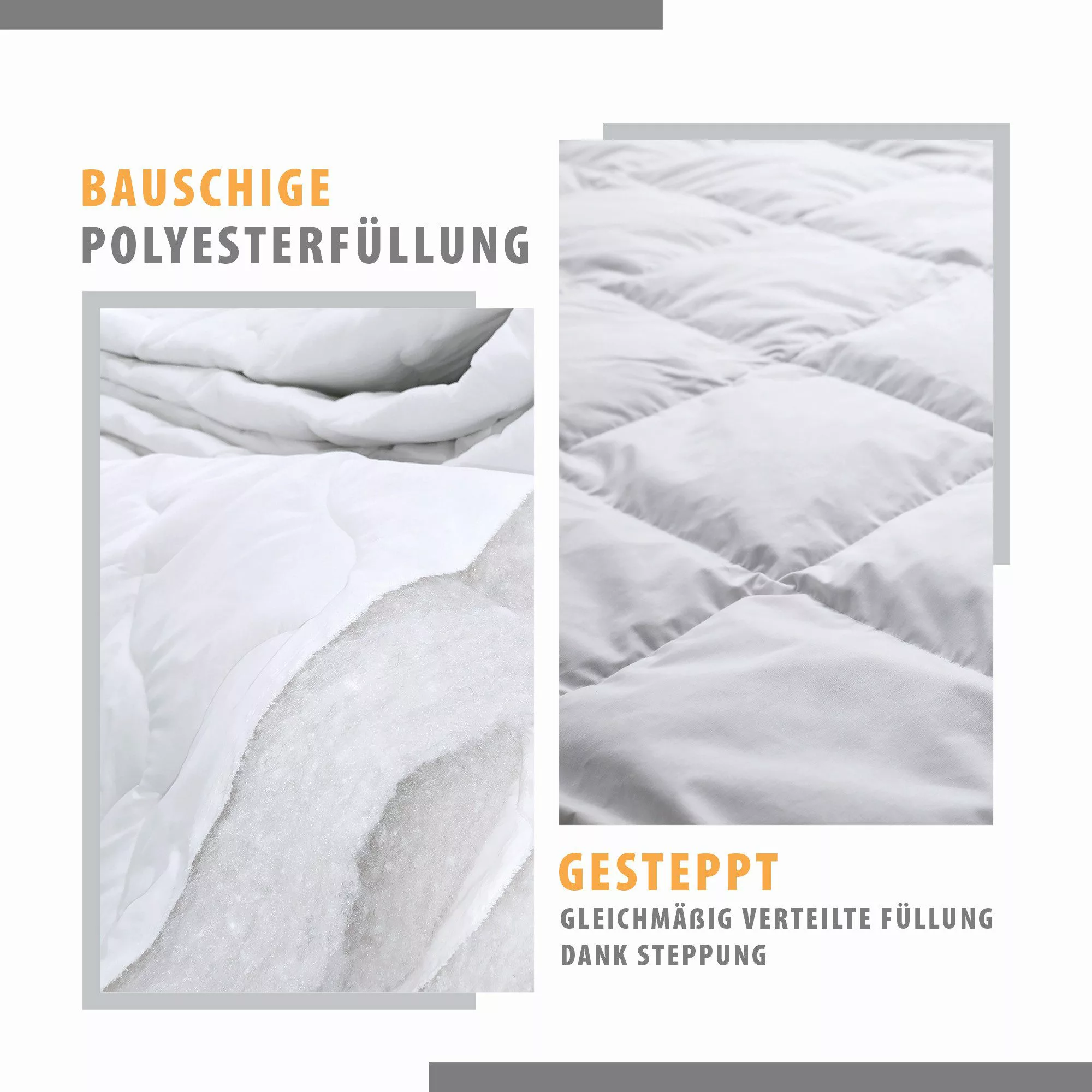 Amazinggirl Einziehdecke Bettdecke Steppdecke Schlafdecke Ganzjahresdecke, günstig online kaufen