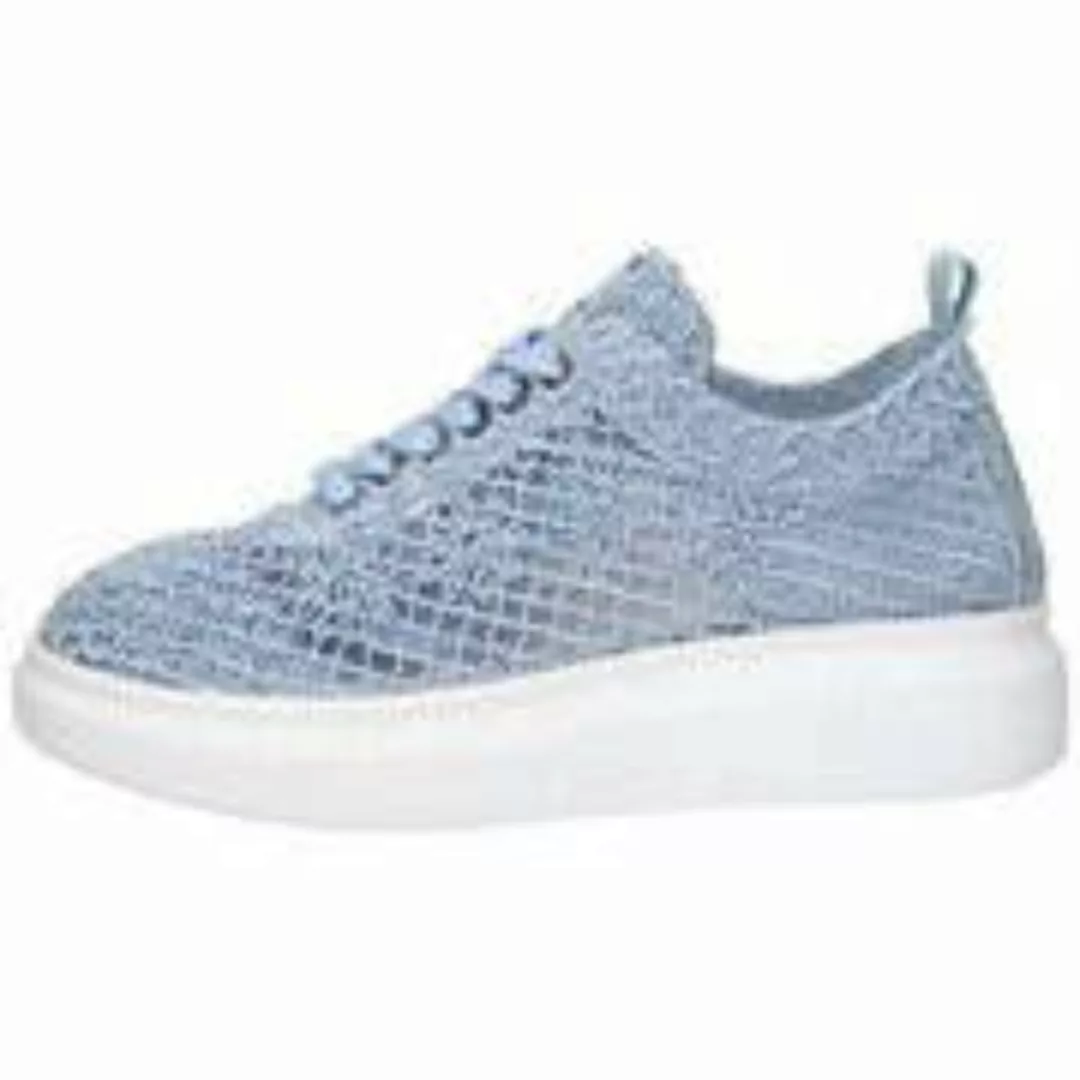 Mustang Plateau Sneaker Damen blau günstig online kaufen