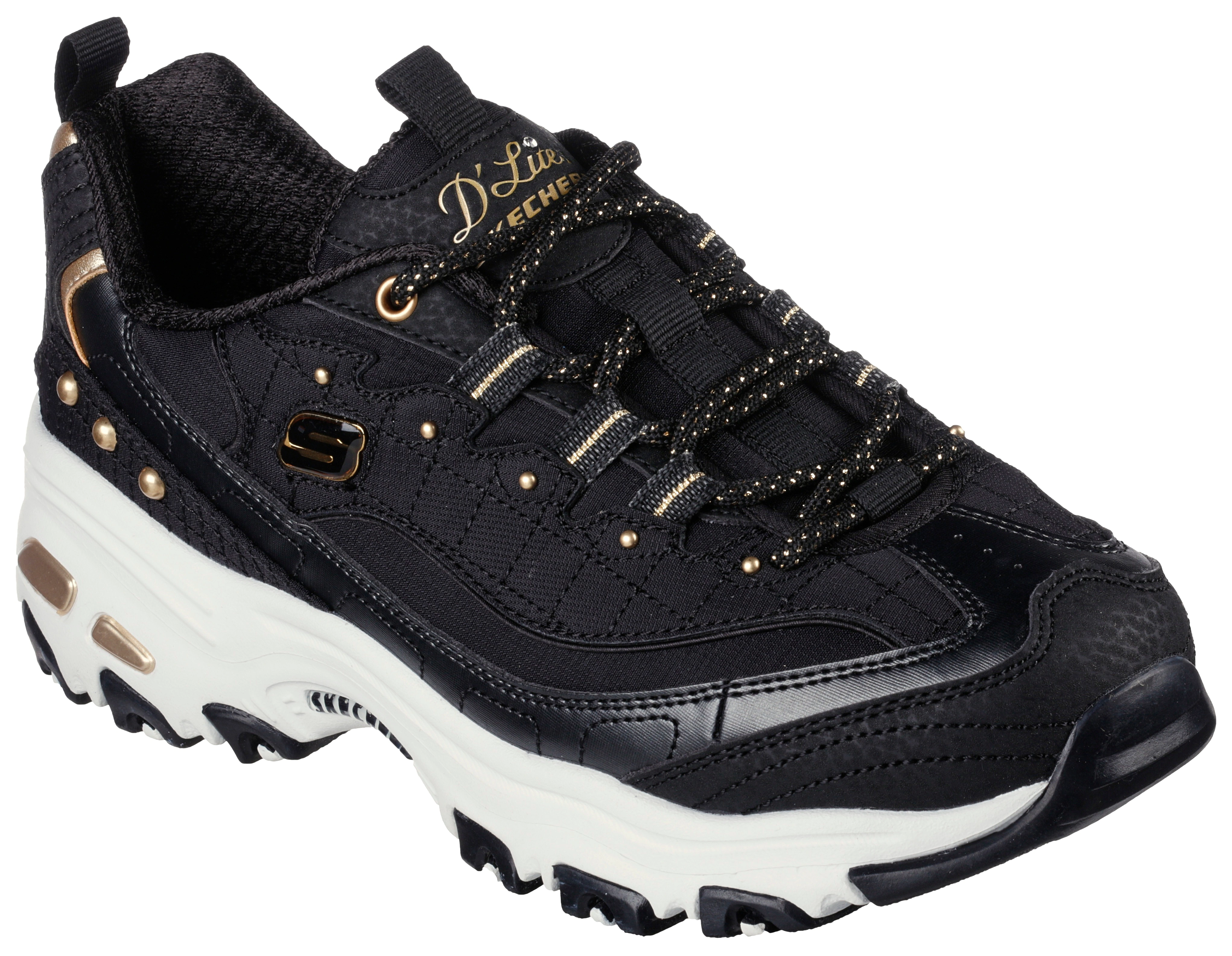 Skechers Sneaker "DLITES", mit schönen Metallic-Details, Freizeitschuh, Hal günstig online kaufen