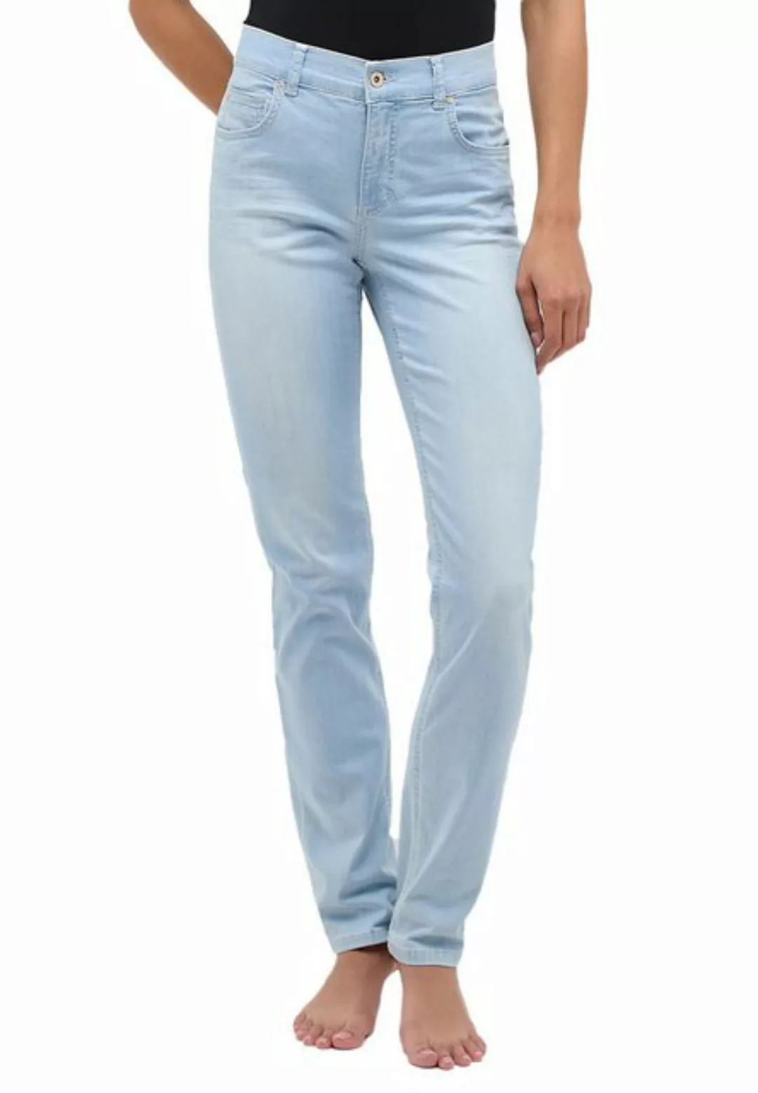 ANGELS Straight-Jeans Angels Jeans Cici sommerliche Qualität - hellblau 40 günstig online kaufen