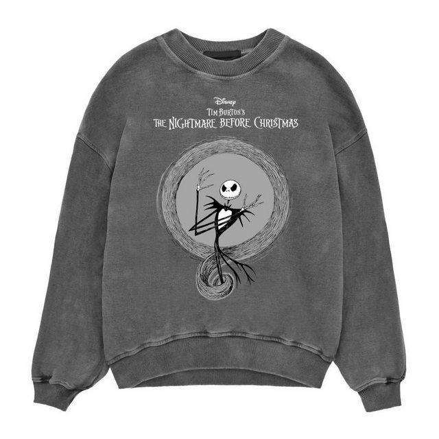 The Nightmare Before Christmas Rundhalspullover Jack And Logo Acid Wash Ske günstig online kaufen