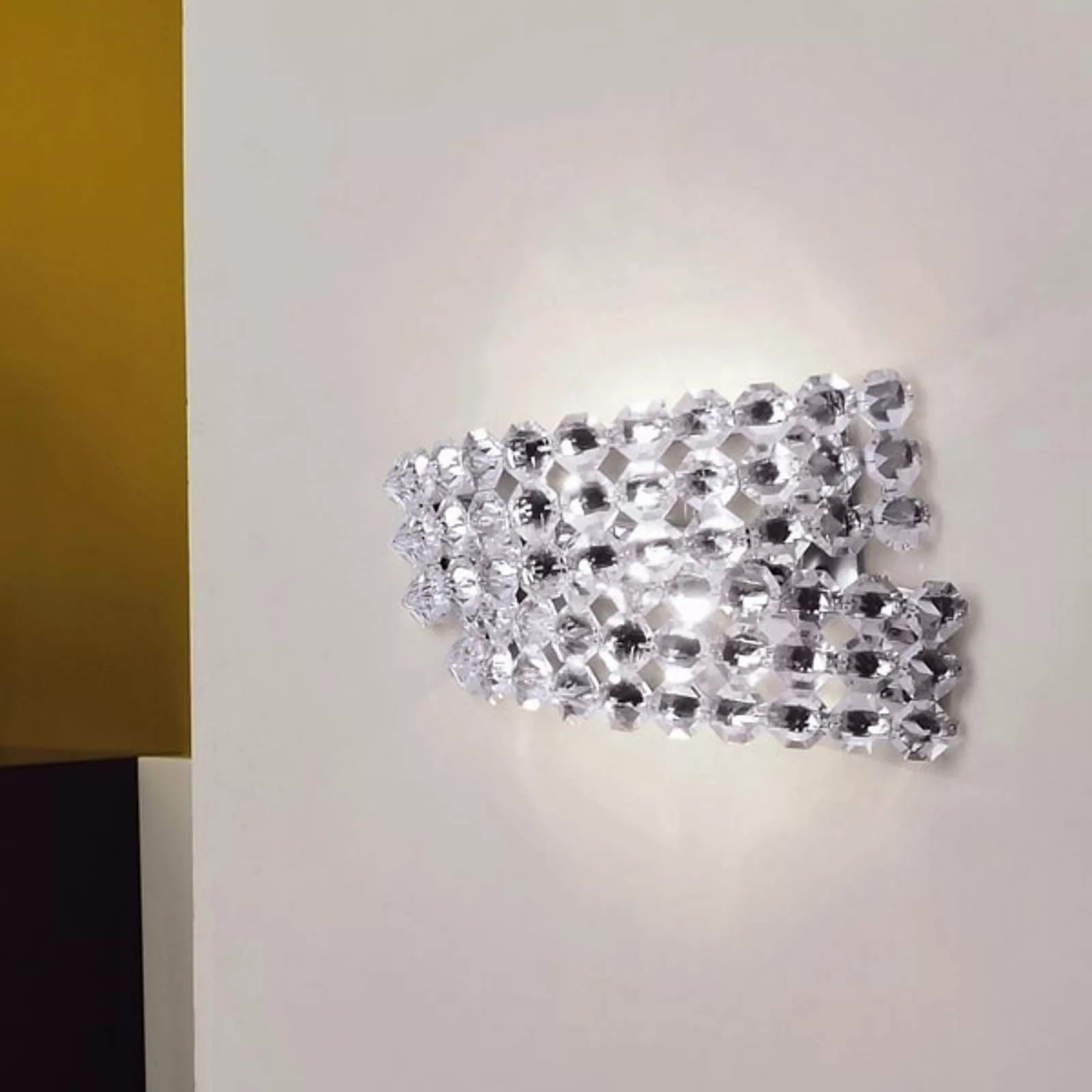 Kristall-Wandleuchte Diamante AP2 günstig online kaufen