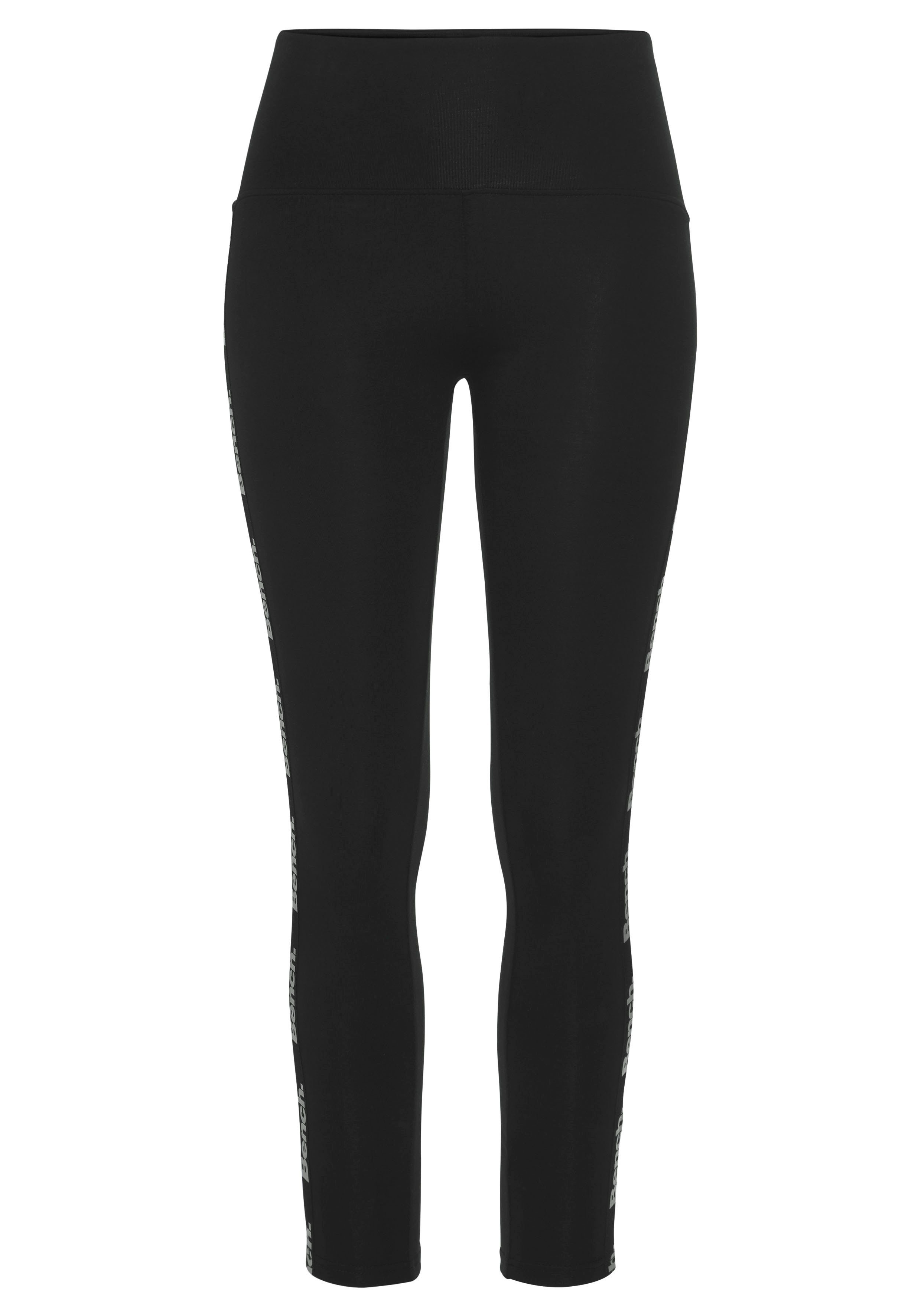 Bench. Loungewear Leggings mit bedruckten Tapestreifen günstig online kaufen