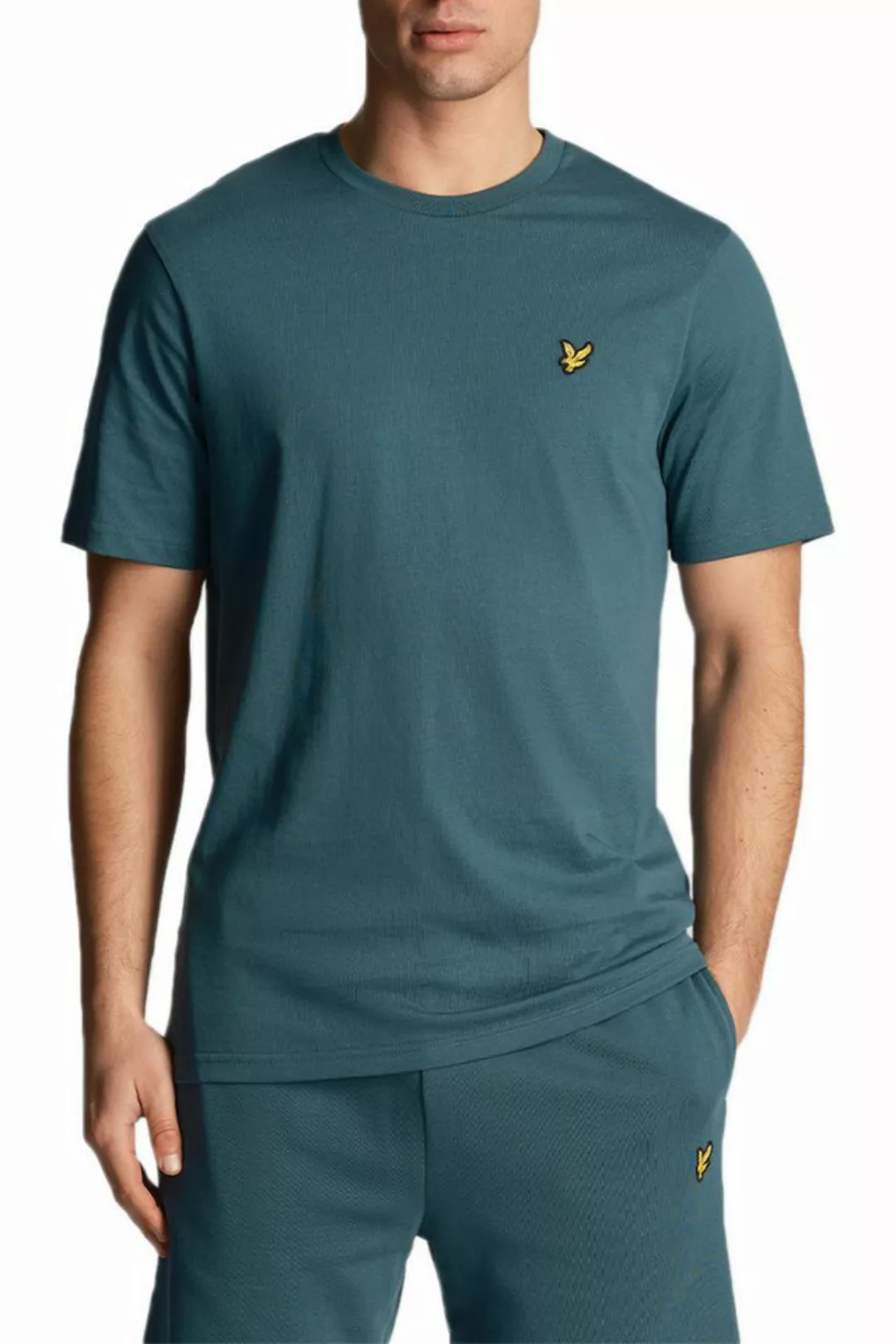 Lyle & Scott T-Shirt Aus 100% Baumwolle Gerader Schnitt günstig online kaufen