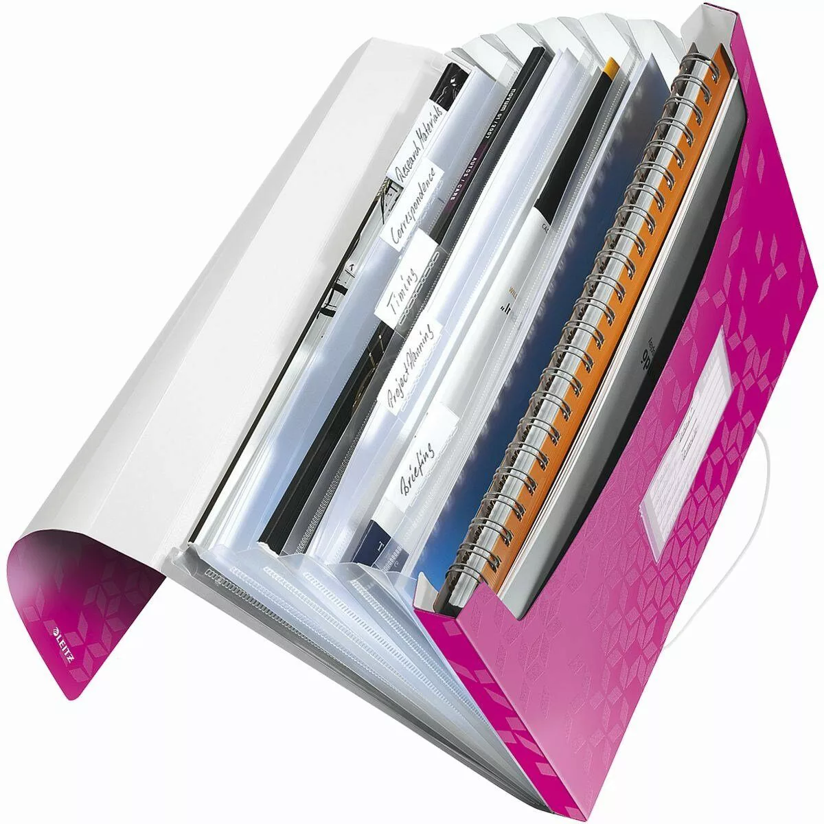 LEITZ Fächermappe WOW 4589, 6 Fächer günstig online kaufen