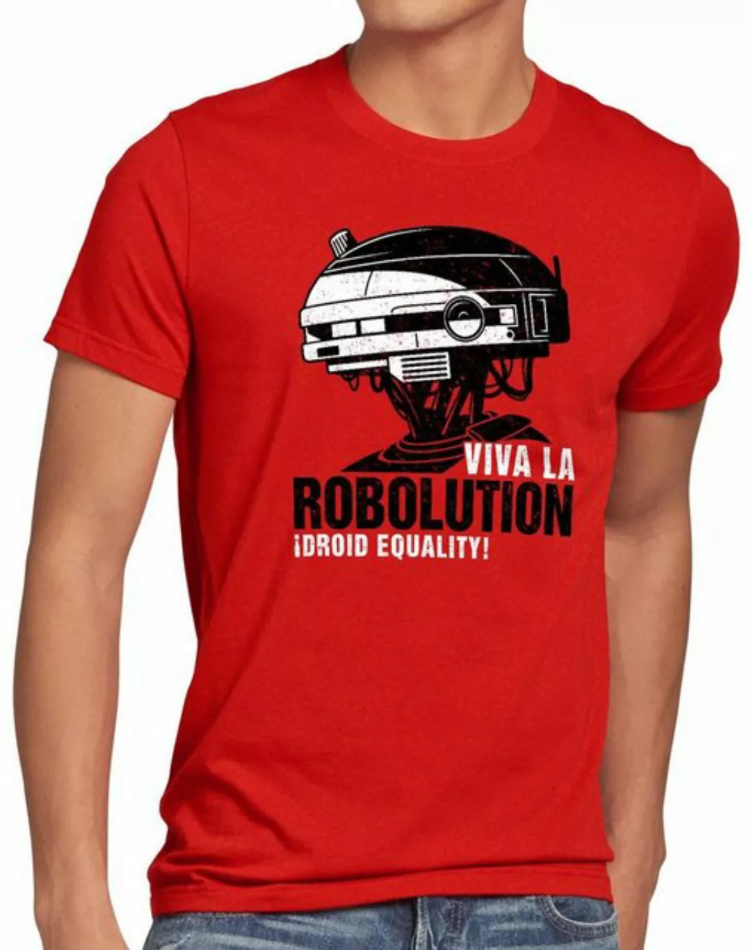 style3 Print-Shirt Herren T-Shirt Droid Equality solo guevara revolution günstig online kaufen