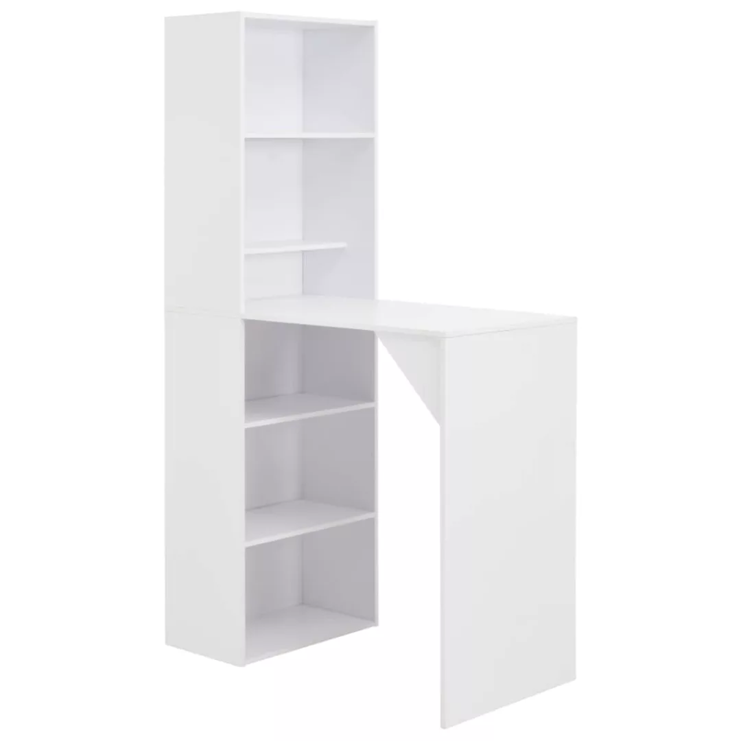 Bartisch Mit Schrank Weiß 115 X 59 X 200 Cm günstig online kaufen