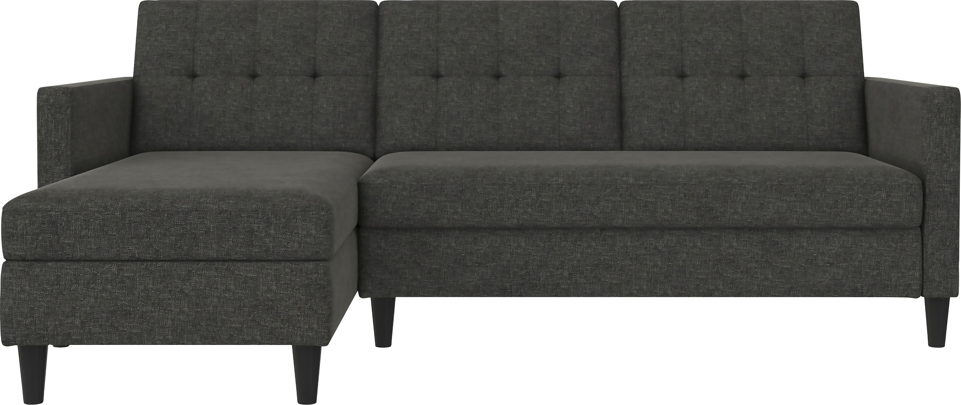 Dorel Home Ecksofa Hartford II, mit Bettfunktion und Stauraum, Recamiere be günstig online kaufen