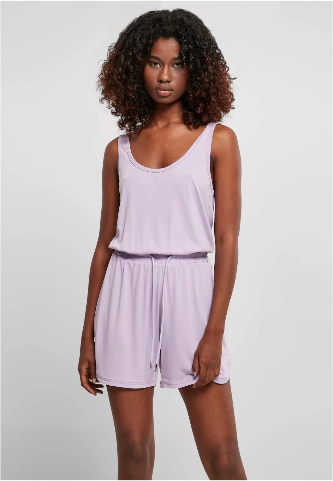 URBAN CLASSICS Jumpsuit "Urban Classics Damen Ladies Short Sleeveless Modal günstig online kaufen