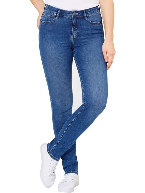 Paddock`s Damen Jeans Pat - Slim Fit Blau - Medium Stone Soft Used günstig online kaufen