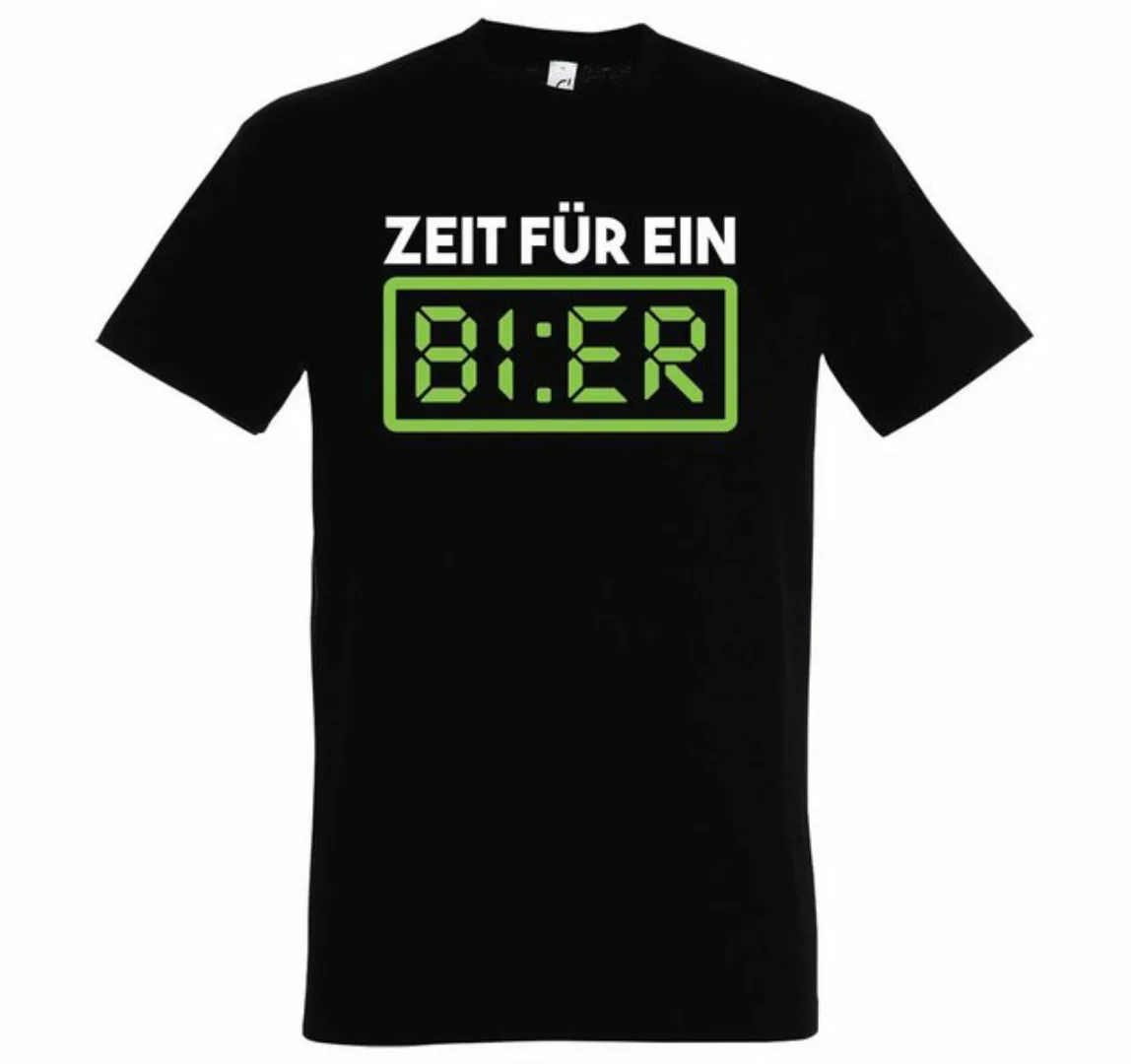 Youth Designz T-Shirt Zeit Für Ein Bier Herren Shirt mit trendigem Frontpri günstig online kaufen