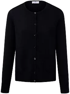 Strickjacke aus 100% Premium-Kaschmir Peter Hahn Cashmere schwarz günstig online kaufen